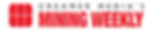 Creamer Media’s Mining Weekly logo with a red square icon and bold red text on a white background