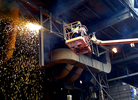 FURNACE DEMOLITION WORKS WITH A HIGH REGARD FOR SAFETY