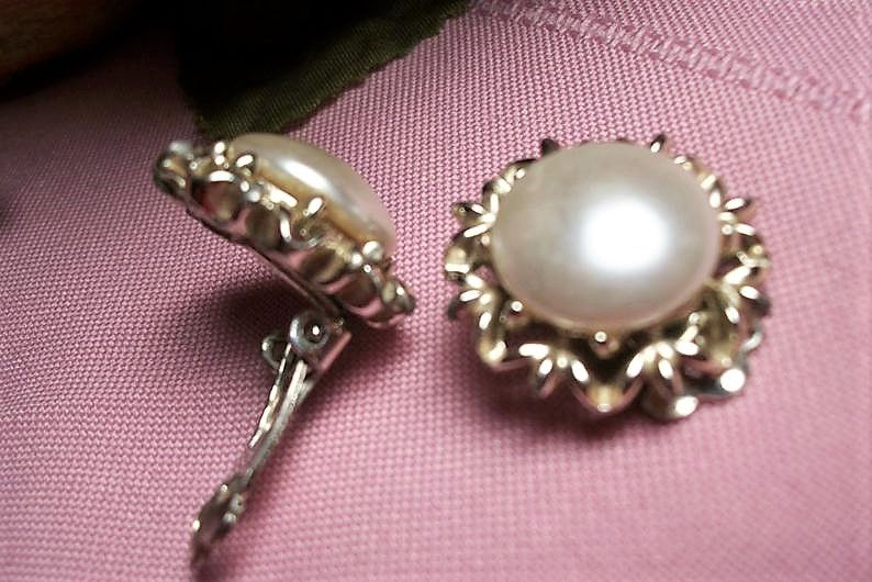 Thumbnail: wedding earrings, wedding jewelry, bridal accessory, a vintage addiction, free shipping, designer earrings, vintage designer