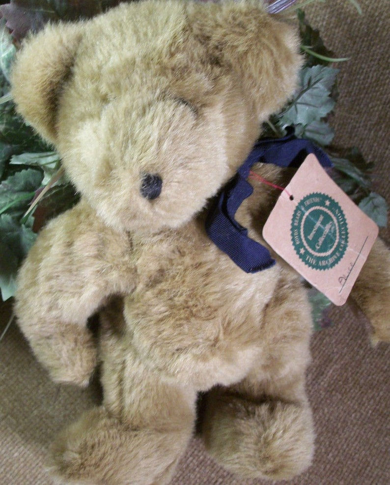 Thumbnail: toy, stuffed animal, traditional bear, boyds, jointed bear, teddy bear, beige bear, boyds bear,bbc, boyds bear collection, co