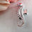 Thumbnail: Seahorse Brooch Ocean Fish Jewelry Silver Metal Good Luck Sea Dragon Rhinestone Pin Vintage 1960s Novelty Jewelr