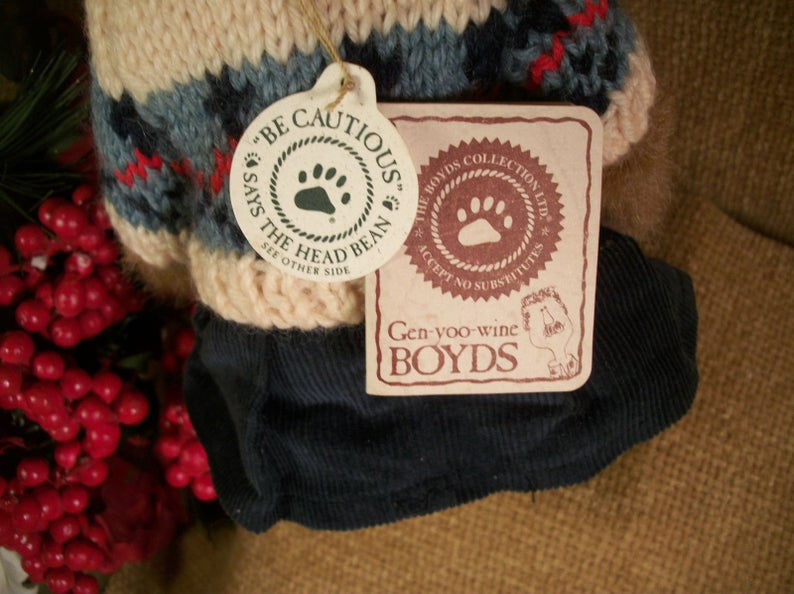 Thumbnail: Leisel L. Burrbruin, 913937, TJs Best Dressed Collection  Teddy Bear Stuffed Plush Animal Boyds