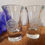 Thumbnail: Photograph of two Cuervo 1800 tequila shot glasses for sale at A Vintage Addictioin for $17.95