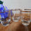 Thumbnail: Shot Glass Set of 3 Vintage 1960s Barware Gold Trim Shooters