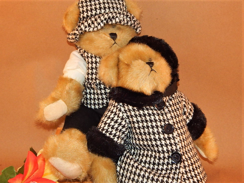 Миниатюра: Tan plush, the bears are 17” tall.