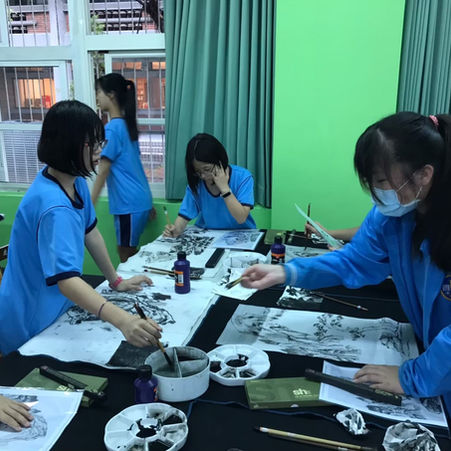水墨課程-染墨染色練習