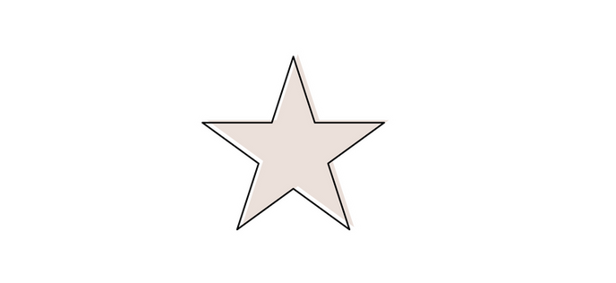 Star Icon Offset Cream