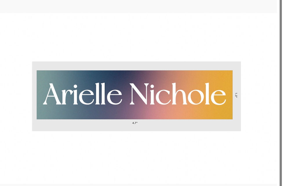 Thumbnail: Arielle Nichole Vibrant Vinyl Sticker