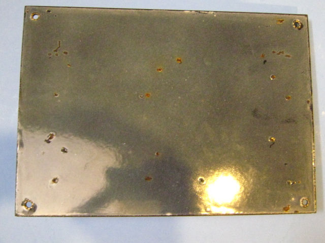Thumbnail: Antique Porcelain Sign WILLIAM J. BURNS INTL
