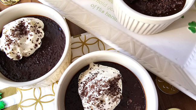 Chocolate Mint Collagen Pots de Creme