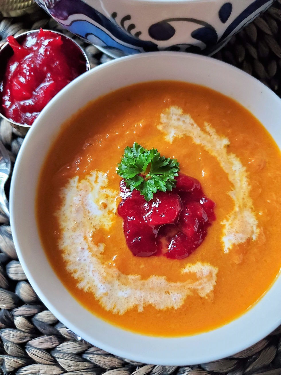Carrot Ginger Soup | Low Carb | Paleo | Keto-Friendly | Vegan