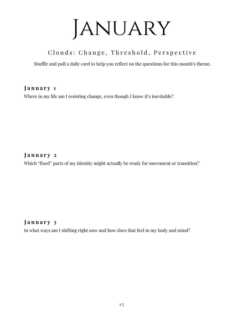 Thumbnail: A Year with the Wheel of Fortune: Guided Tarot Journal - PDF Version