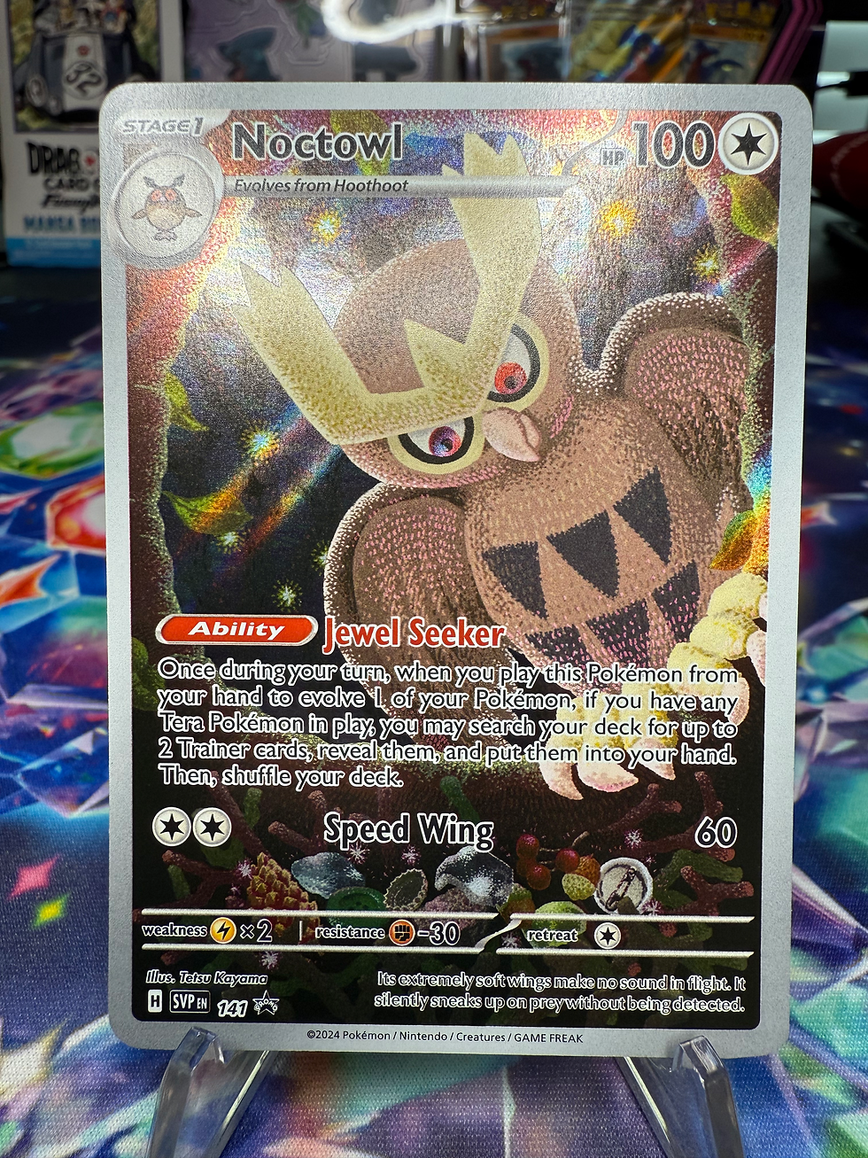 Noctowl Pokemon TCG Black Star Promos SVP 141
