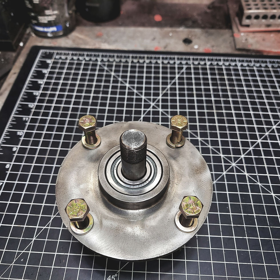Thumbnail: NEA0304K Master Loaded Hub & Spindle Assembly FOR OUTER Spindle LEFT Side Decks