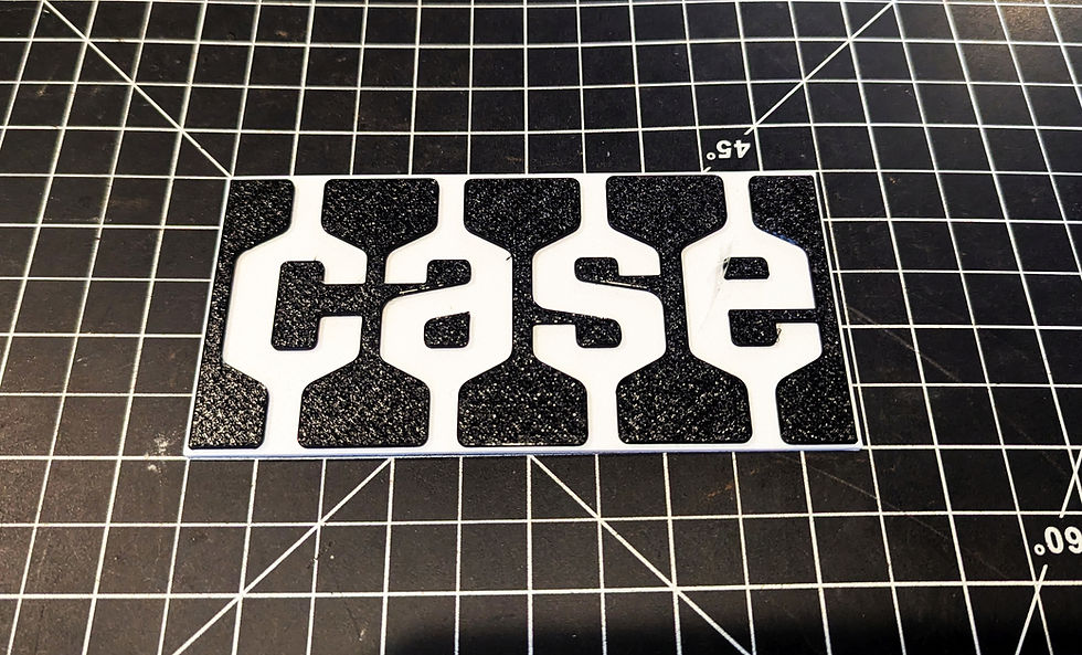Thumbnail: 321-5040 XL  "Case" Emblem Medallion Early "Tread" Style C30539 Large