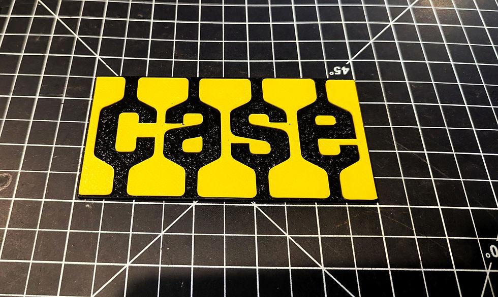 Thumbnail: 321-5040 XL  "Case" Emblem Medallion Early "Tread" Style C30539 Large