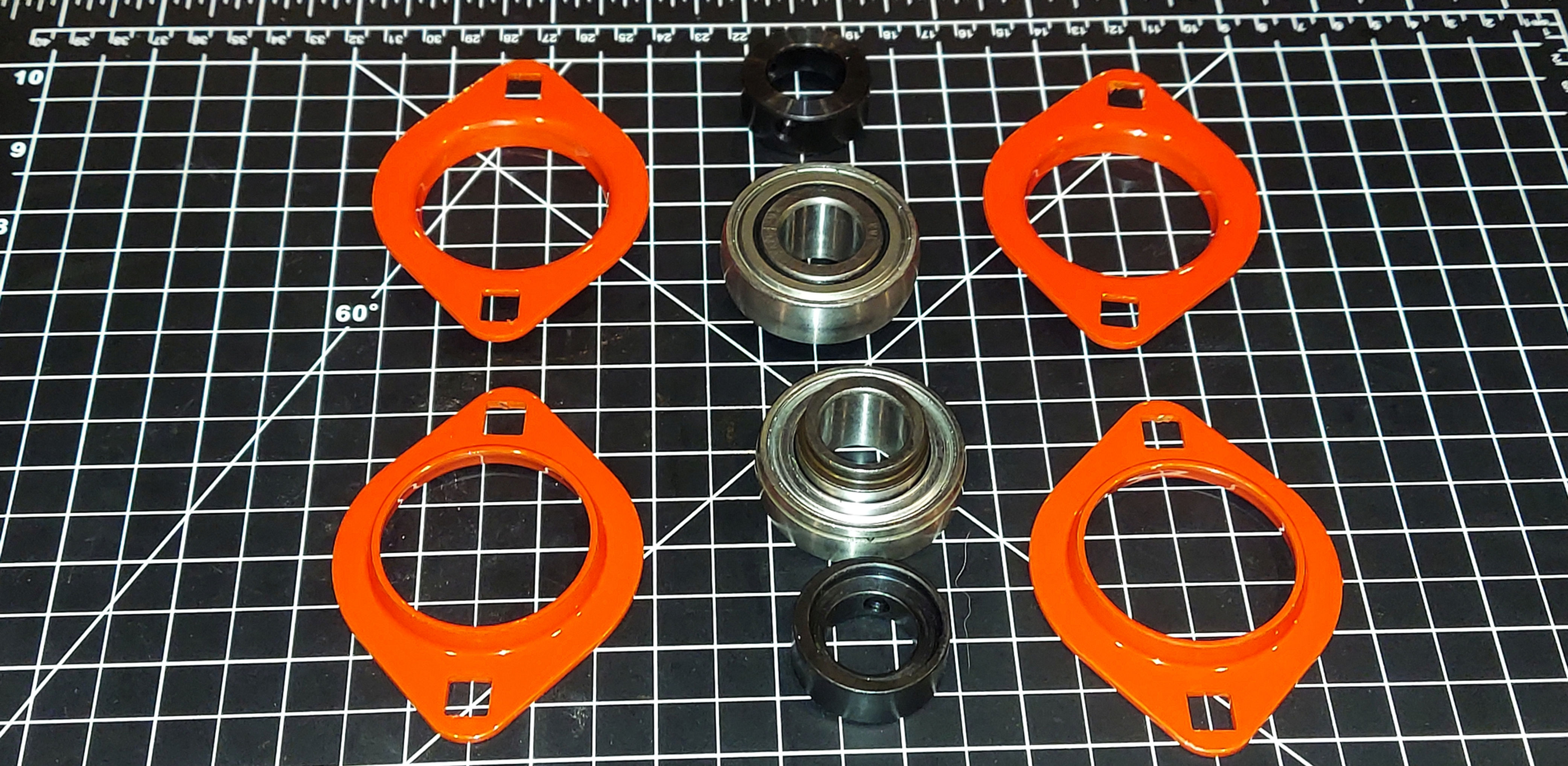 C48649 Snow Blower Jackshaft Bearing Refresh Kit C28817, C28277, C14414