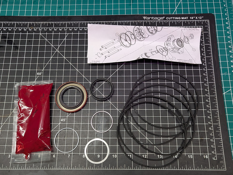 C31323 -U. Seal Kit For Case Ingersoll Later Model Rear End Drive Motors