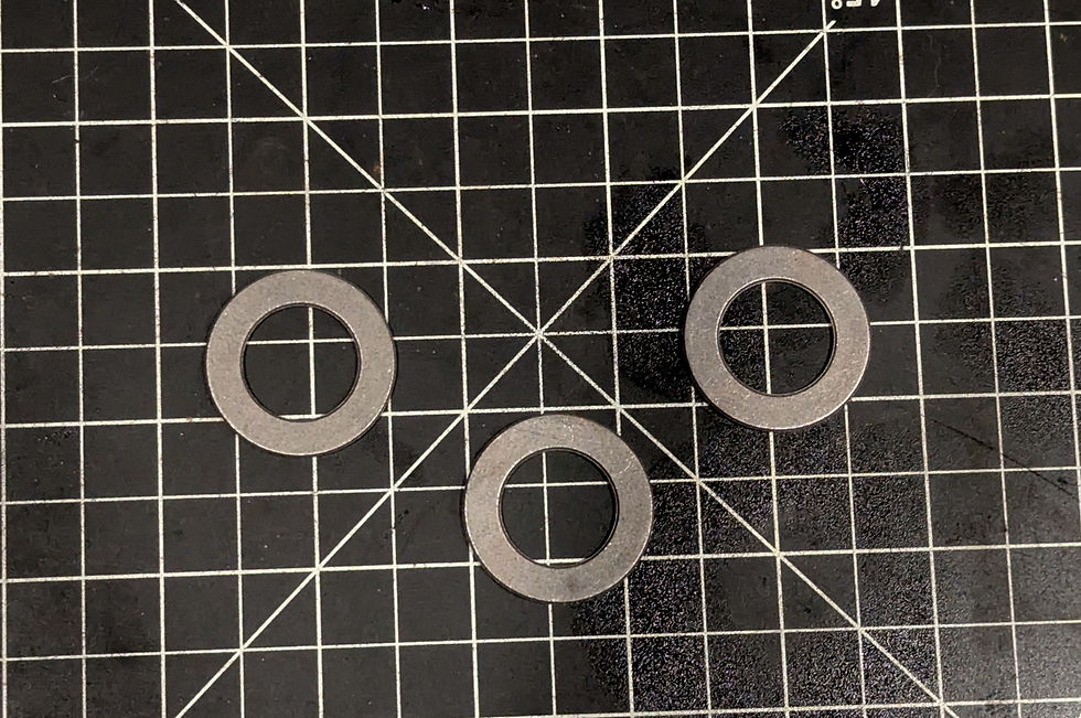 Thumbnail: C28972 -K (X3) Spacer Bearing Washers, Left Discharge Mowers Above Top Bearings