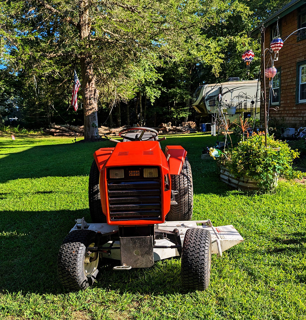Thumbnail: Nice Case Ingersoll 448 Commercial Garden Tractor and Mower Black Frame!