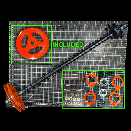 C31908 48" Snowcaster CUSTOM Master Rebuild KIT 16 Tooth Sprocket