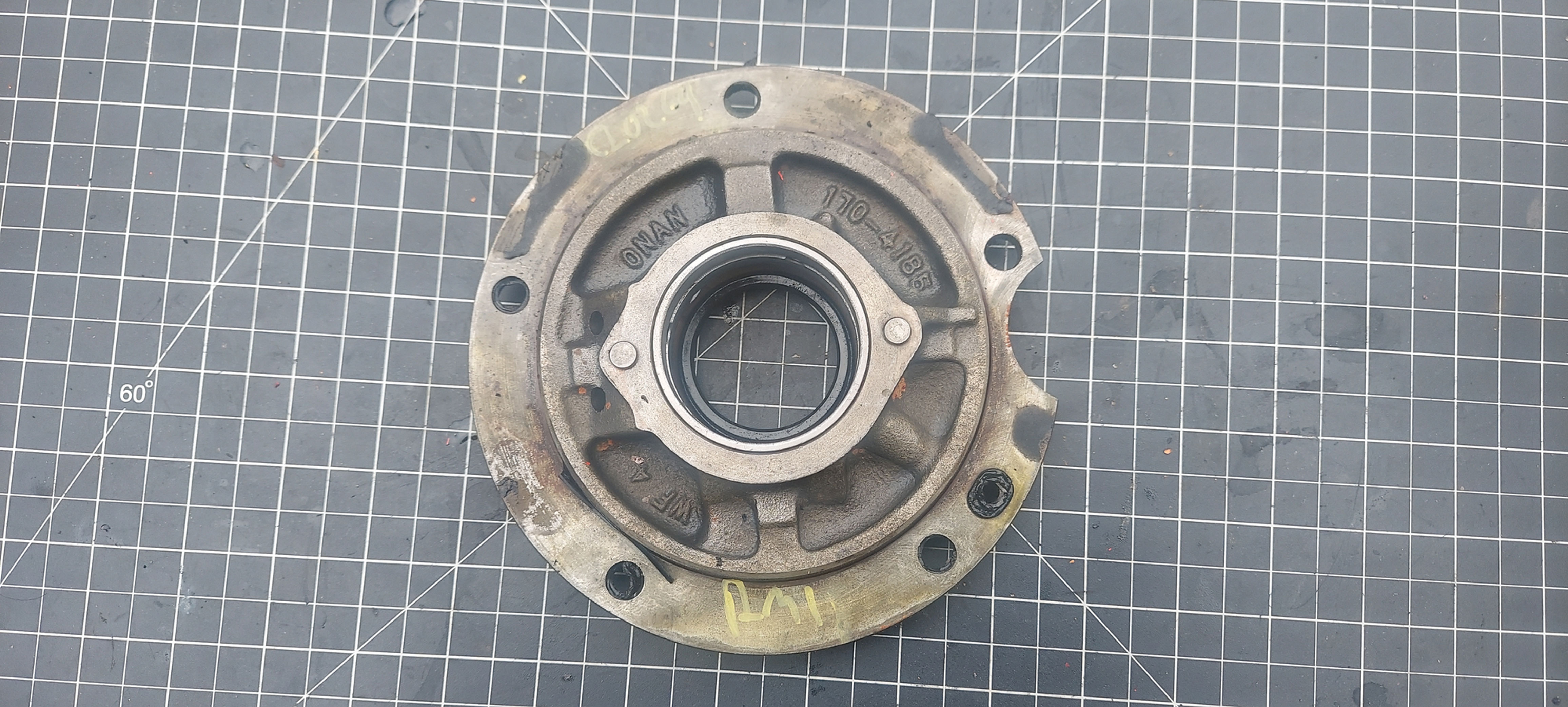 101-0422, 170-4185, C20512 Bearing Plate For Onan "P" Performer Engines USED