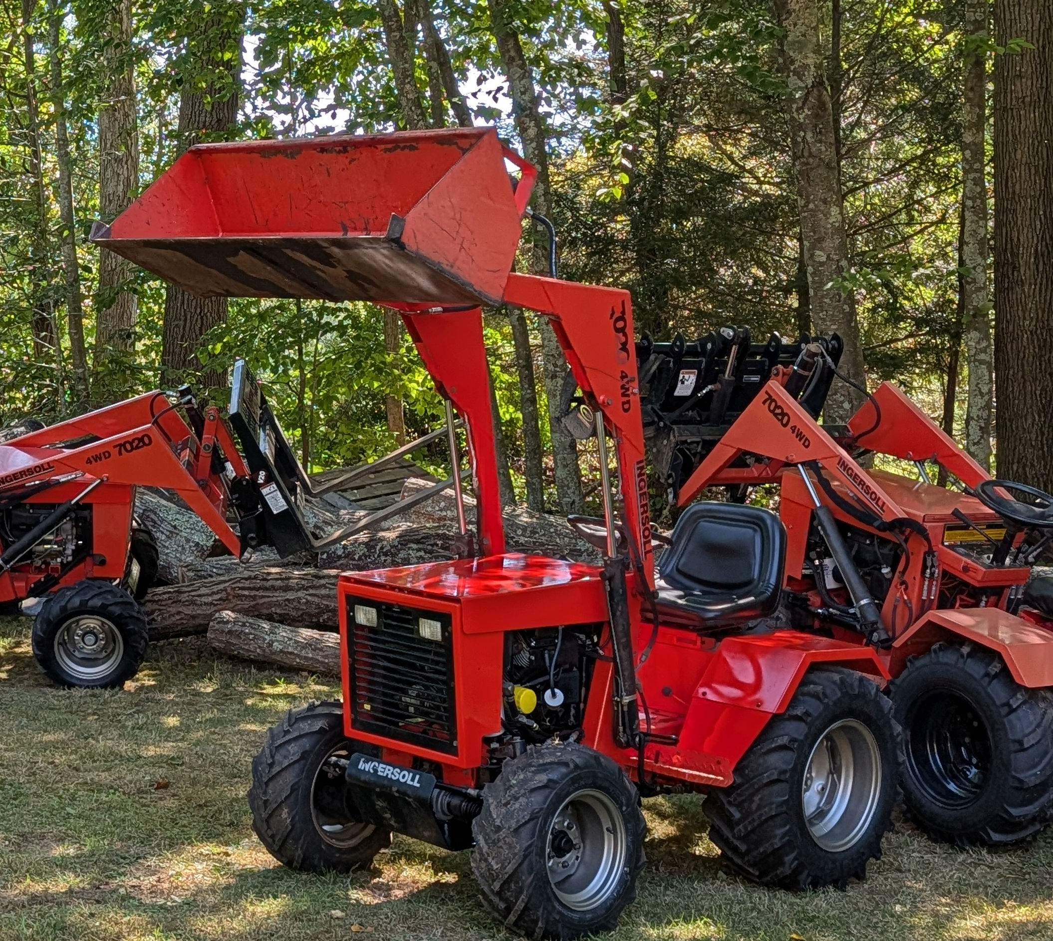 Beautiful Case Ingersoll 7020 4x4 Mini Commercial Loader Tractor