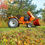 Thumbnail: Case Ingersoll 4018 Commercial Garden Tractor and BIG Snow plow/ Dozer