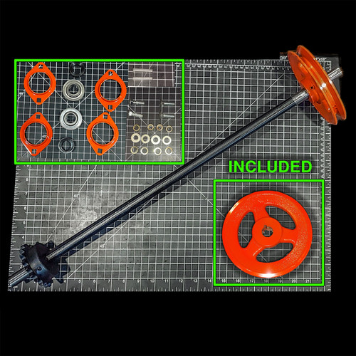 C46462 38" Snowcaster CUSTOM Master Rebuild KIT 19 Tooth Sprocket