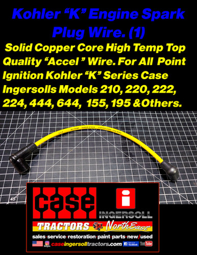 SYOWADA 238057S Spark Plug Wire Replacement for Kohler K91 K141 K161 SYOWADA 238057S Spark Plug Wire Replacement for Kohler K91 K141 K161