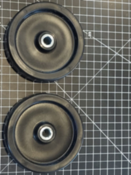 C26736 Heavy Duty Deck Gauge "5" Wheels Steel Insert kit. LEFT Discharge Decks