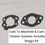Thumbnail: 146-0326, 146-0499, C29962, C30018  Nikki Carburetor Gaskets  Kit