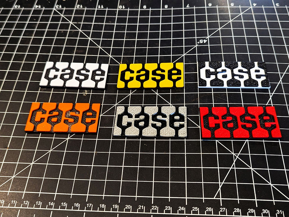 Thumbnail: 321-5040XM "Case" Emblem Medallion Early "Tread" Style C30539 Medium