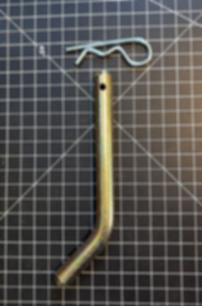 NEA0280, C14568 Hitch Pin "L" , Sleeve Hitch, Tiller, Tow Pin ETC