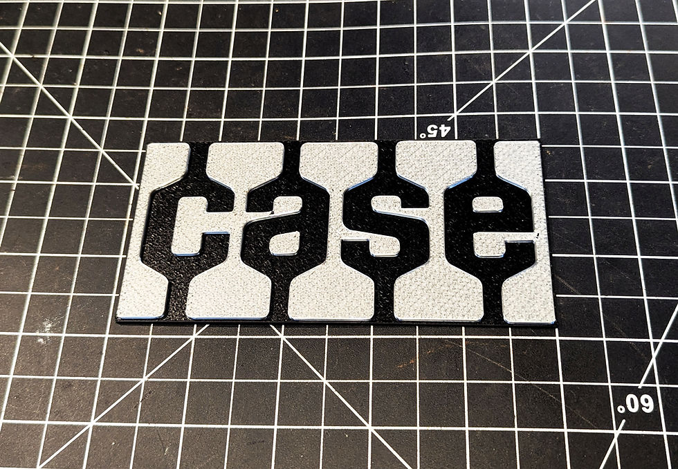 Thumbnail: 321-5040 XL  "Case" Emblem Medallion Early "Tread" Style C30539 Large