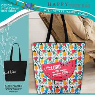 Thumbnail: HAPPY TOTEBAG