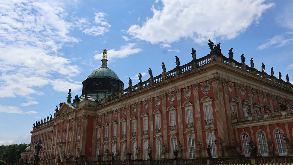 The majestic Sanssouci Palace