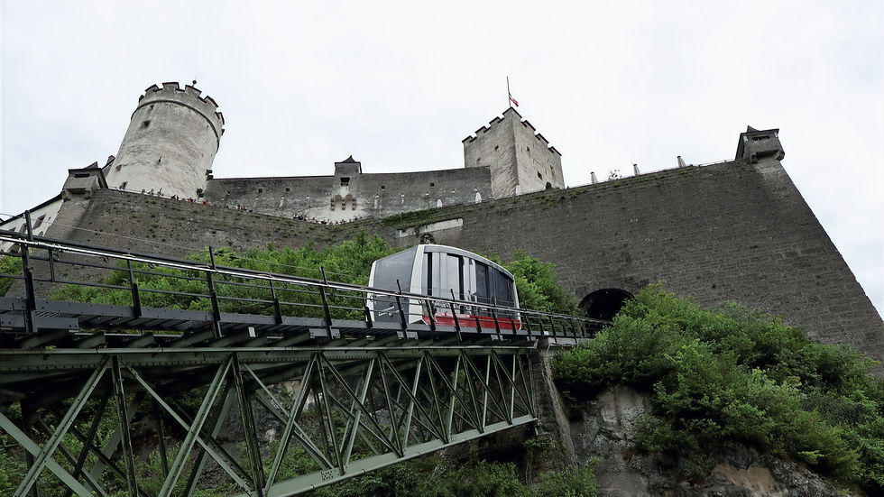 Furnclair uphill the Salzburg fortress