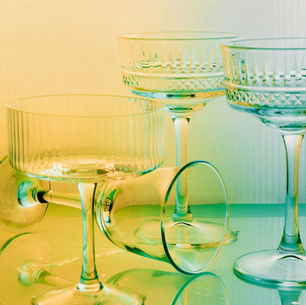 Photograph of bar glasses