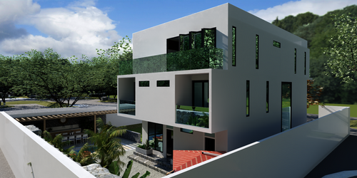 5 Bedrooms, 3 Story Residential Building