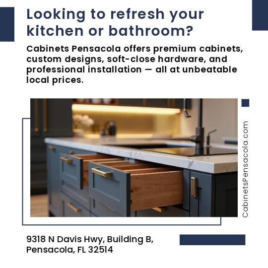 Cabinets: Find cabinets for cheap in Pensacola, Florida.