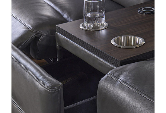 Thumbnail: Recliner table for glass