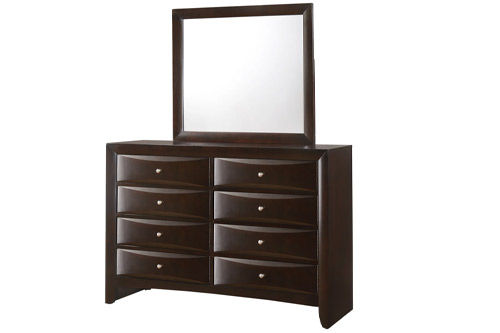 Thumbnail: 8 Piece Emily Storage Dark Cherry Bedroom Group