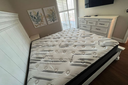 Thumbnail: mattress queen size pilow top bamboo