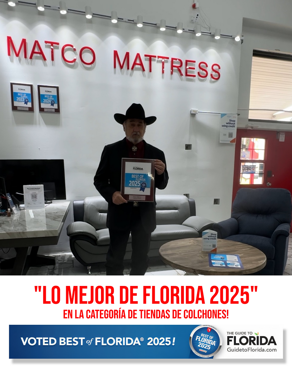 Nuestra amplia gama de productos incluye colchones de diferentes tipos