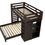 Thumbnail: Pensacola Brown Twin over Full Basic Loft Bed w/ Bookcase