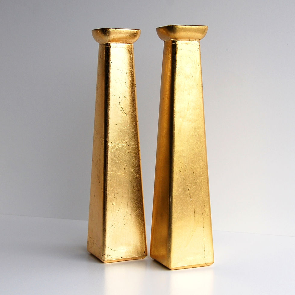 Thumbnail: GILT Set/2 Bud Vases