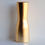 Thumbnail: 12" Gold Hourglass Vase