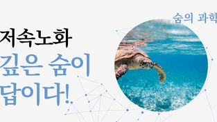 [숨의 과학] 저속노화 – 숨 하나로 세포의 시간을 늦추다
