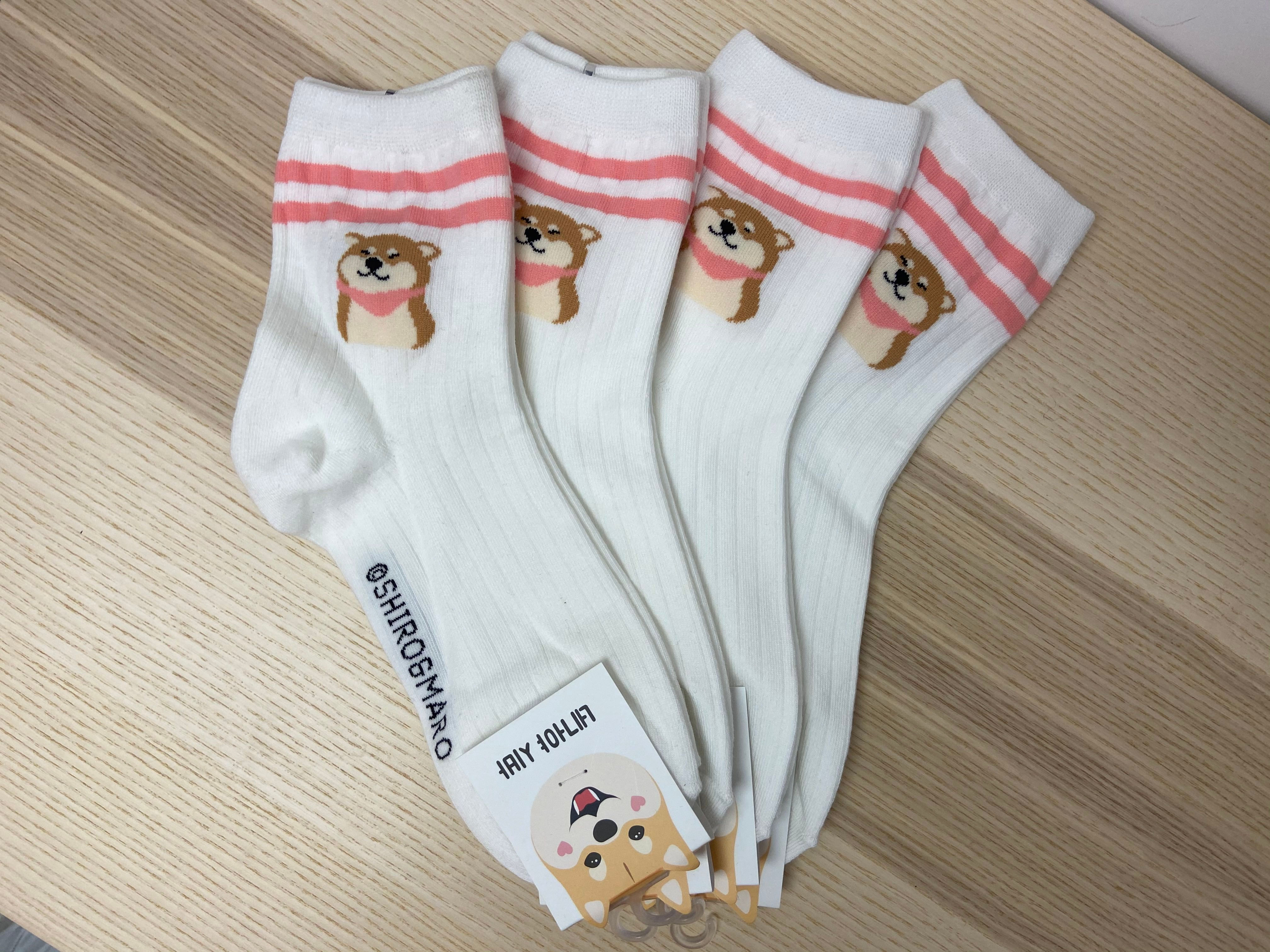 SHIRO&MARO STRIPED SOCKS 啡柴間條襪